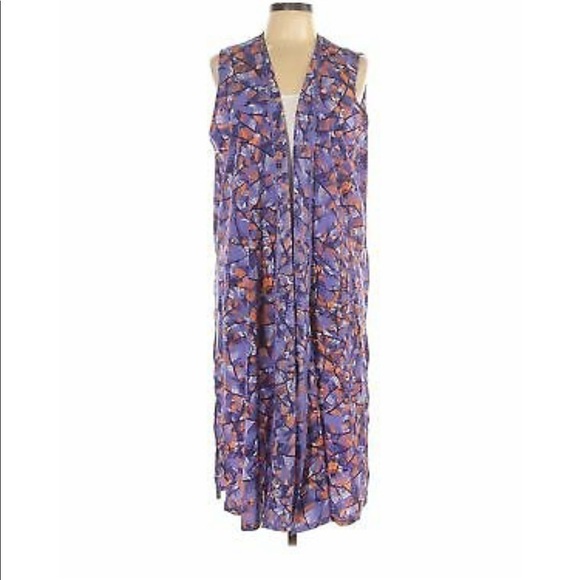 LuLaRoe Tops - LuLaRoe long Joy tunic vest size S. NWT